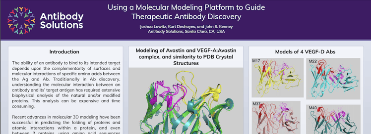 Generation Using a Molecular Modeling Platform to Guide Therapeutic Antibody Discovery