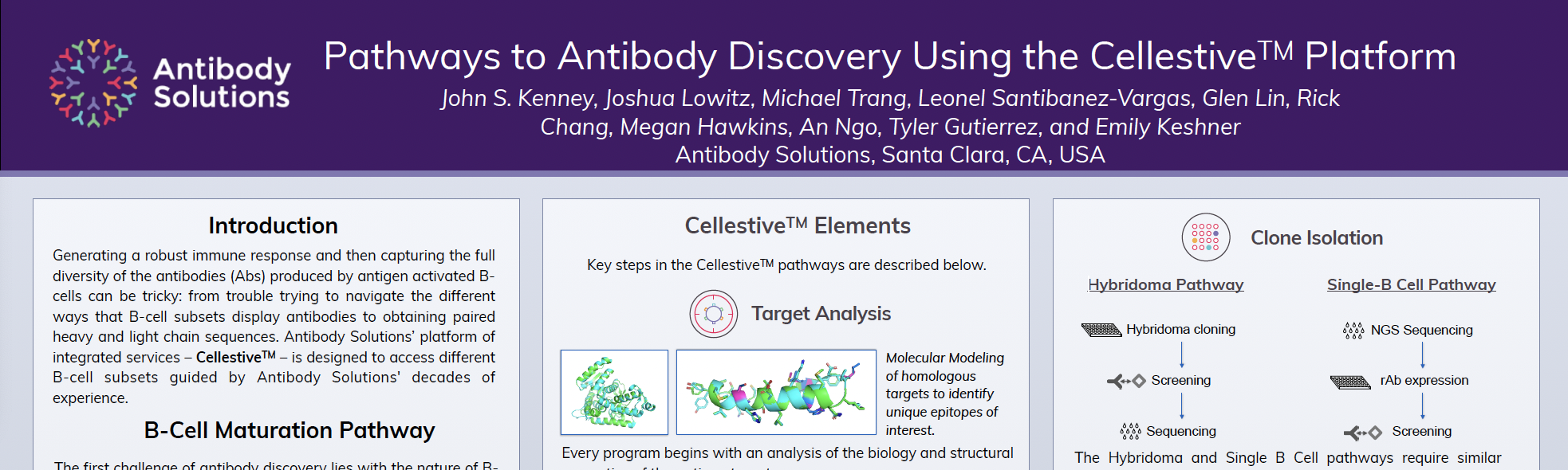 Pathways to Antibody Discovery Using the Cellestive™ Platform