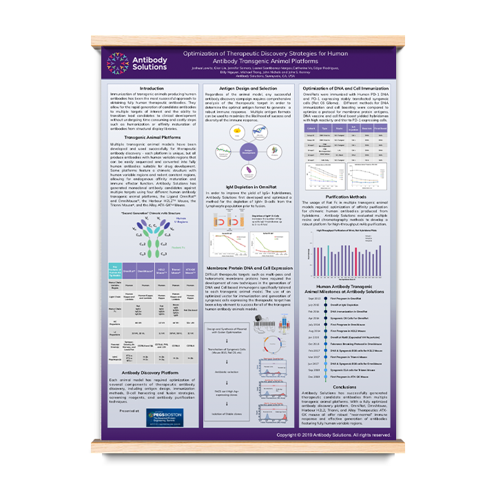 Thumbnail - Optimization of Therapeutic Discovery Strategies for Human Antibody Transgenic Animal Platforms